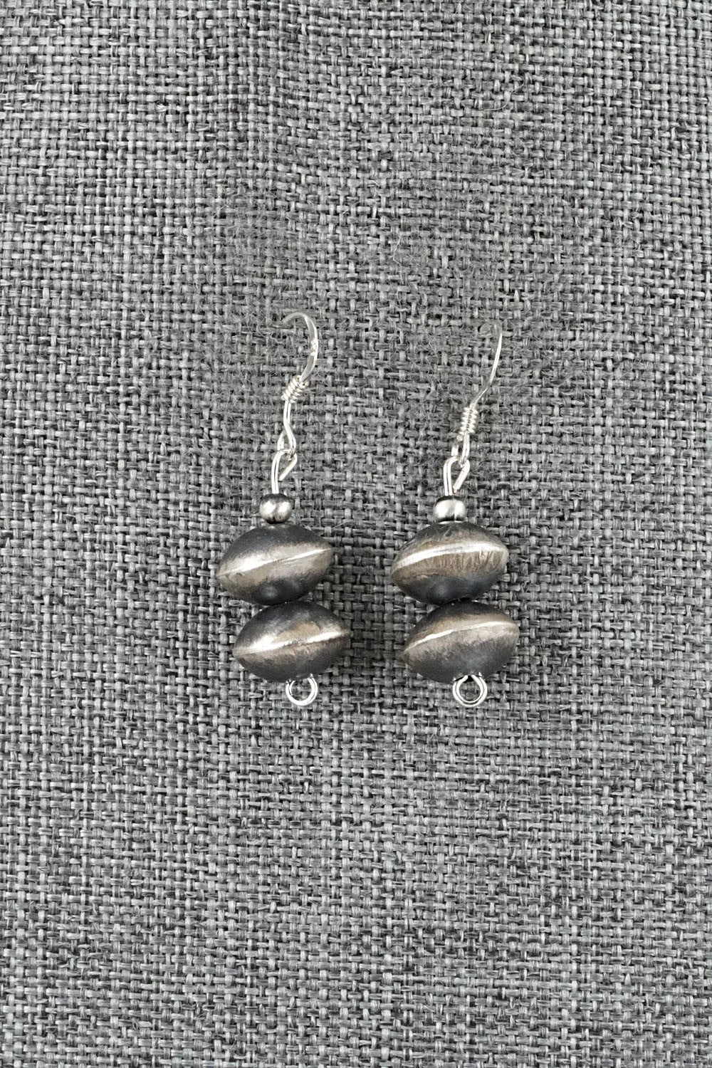 Sterling Silver Navajo Pearl Necklace & Earrings Set - Shelby Montoya