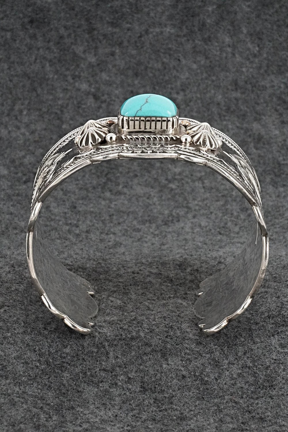 Turquoise & Sterling Silver Bracelet - Roland Dixson