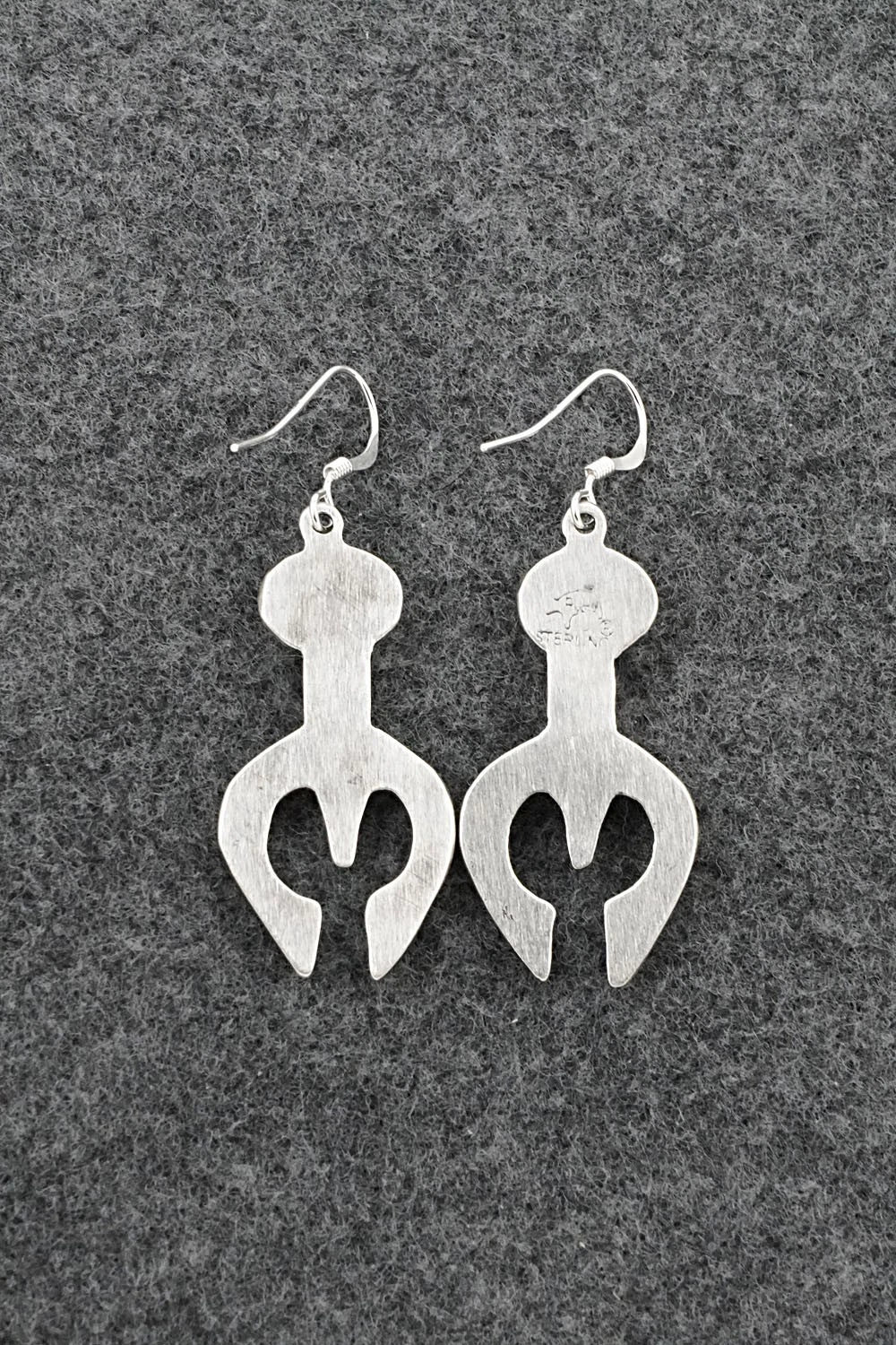Turquoise & Sterling Silver Earrings - Gary Shorty