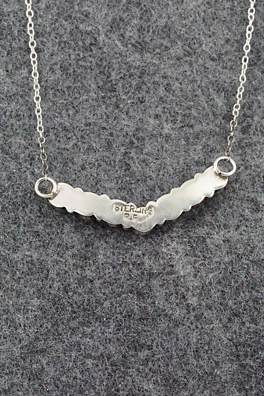 Turquoise & Sterling Silver Necklace - Renell Chaco