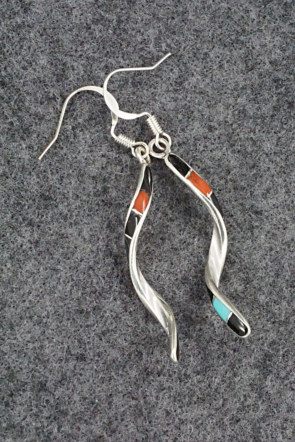 Multi Stone & Sterling Silver Earrings - Ira Johnson