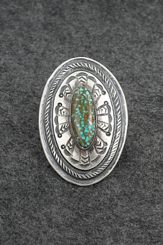 Turquoise & Sterling Silver Ring - Dexter Martinez - Size 9