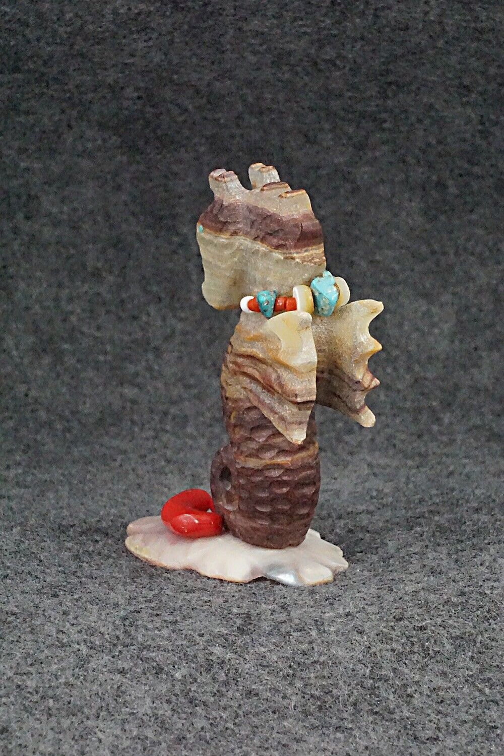 Seahorse Zuni Fetish Carving - Douglas Martza