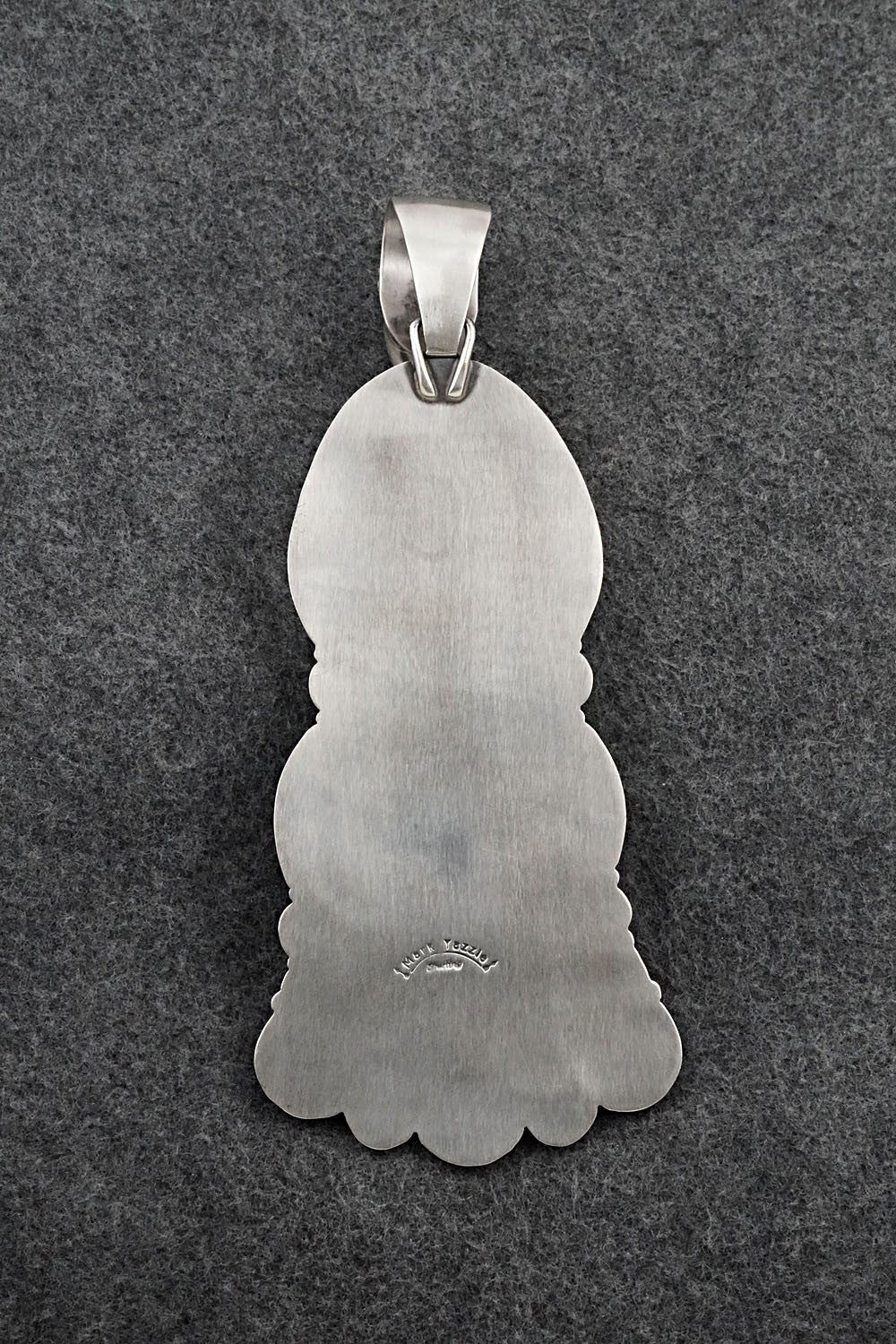 Turquoise & Sterling Silver Pendant - Mark Yazzie