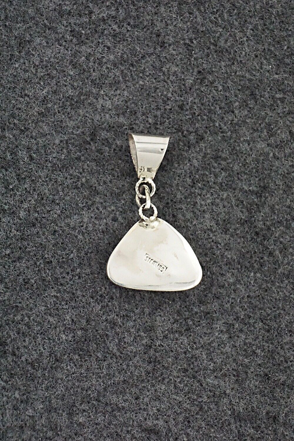White Buffalo & Sterling Silver Pendant - Ernest Hawthorne