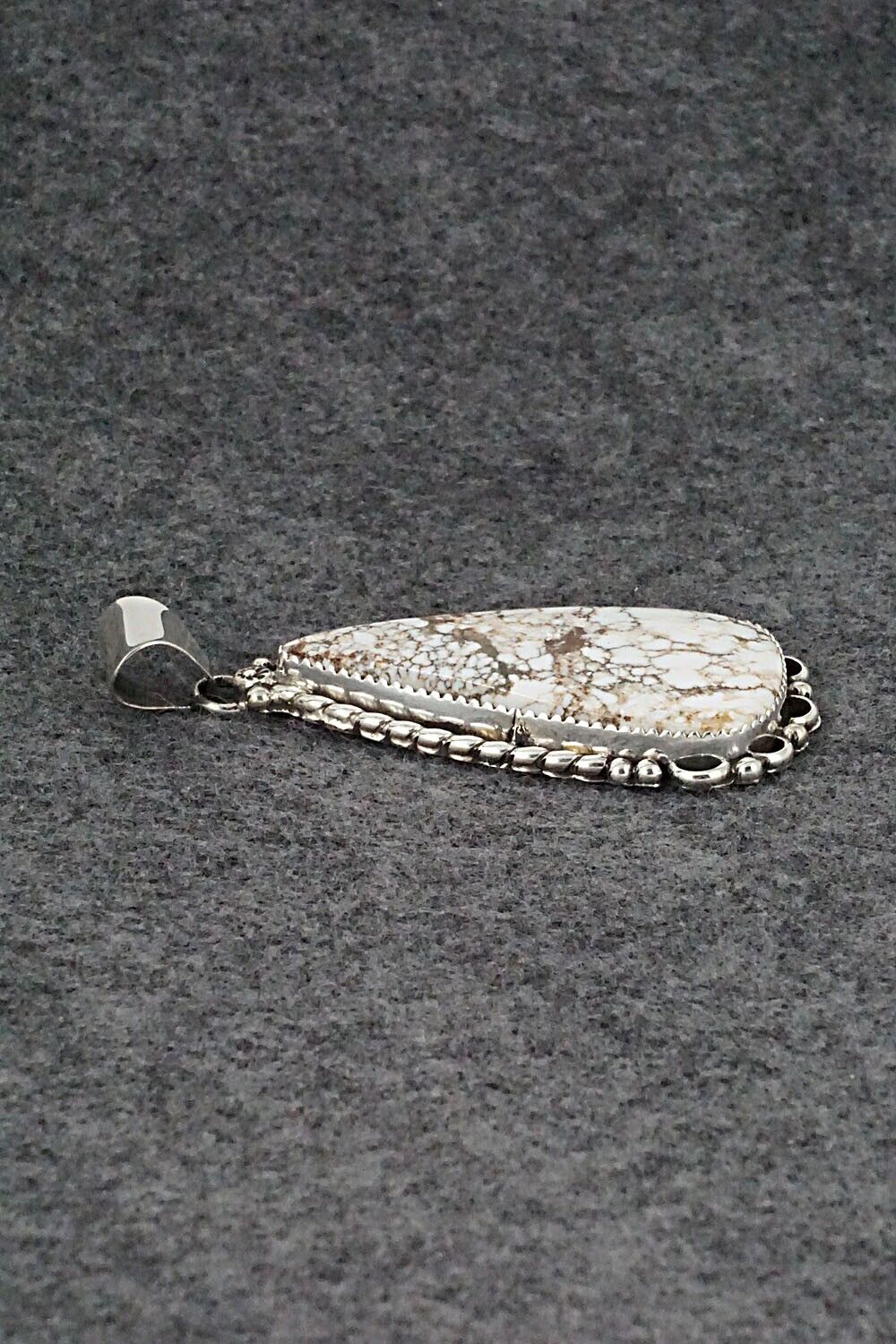 Wild Horse & Sterling Silver Pendant - Freda Martinez
