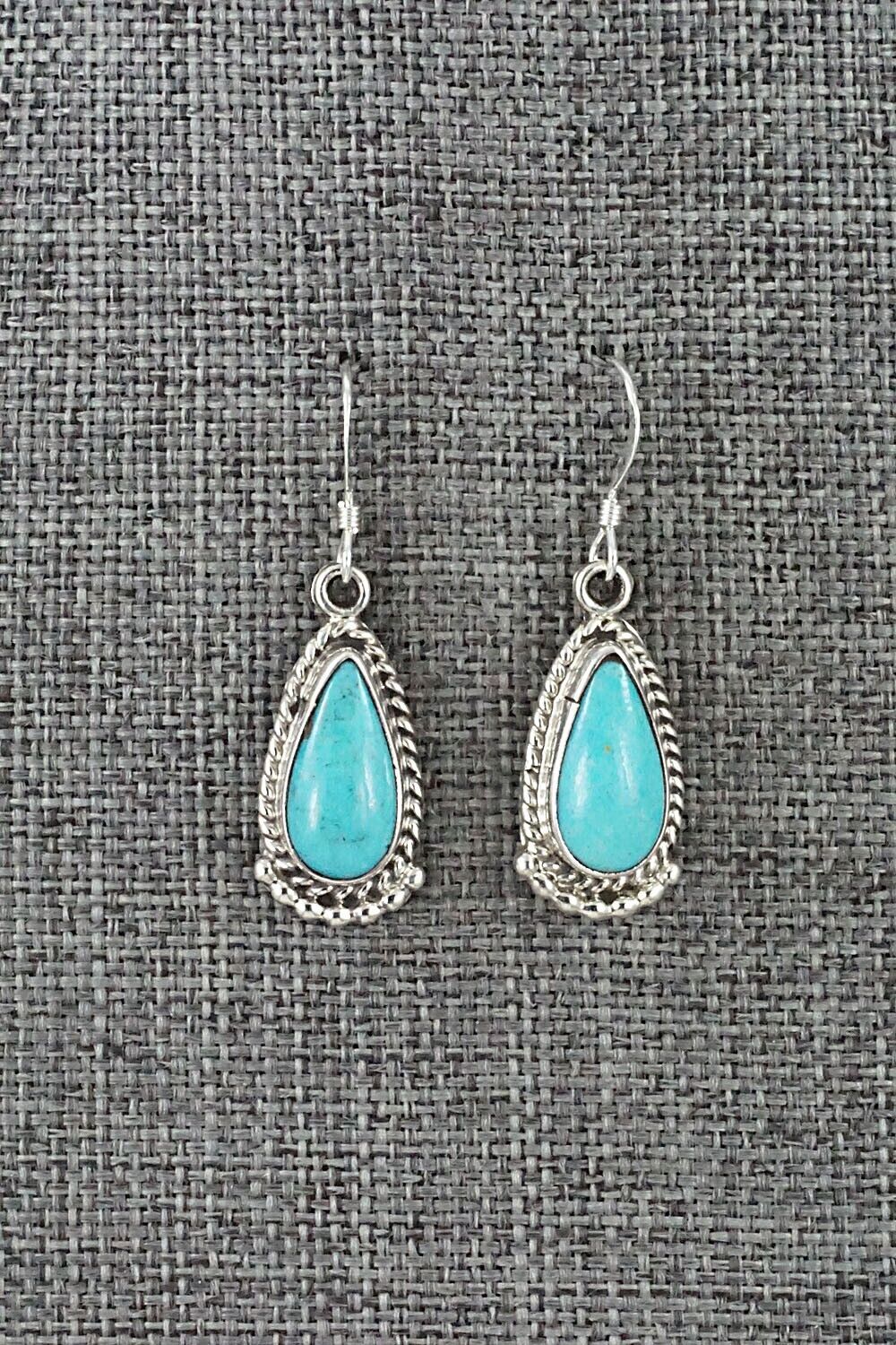 Turquoise and Sterling Silver Earrings - Sharon McCarthy