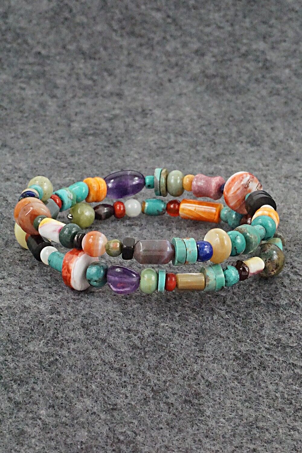 Multi-Stone Beaded Bracelet - Helen Tsosie
