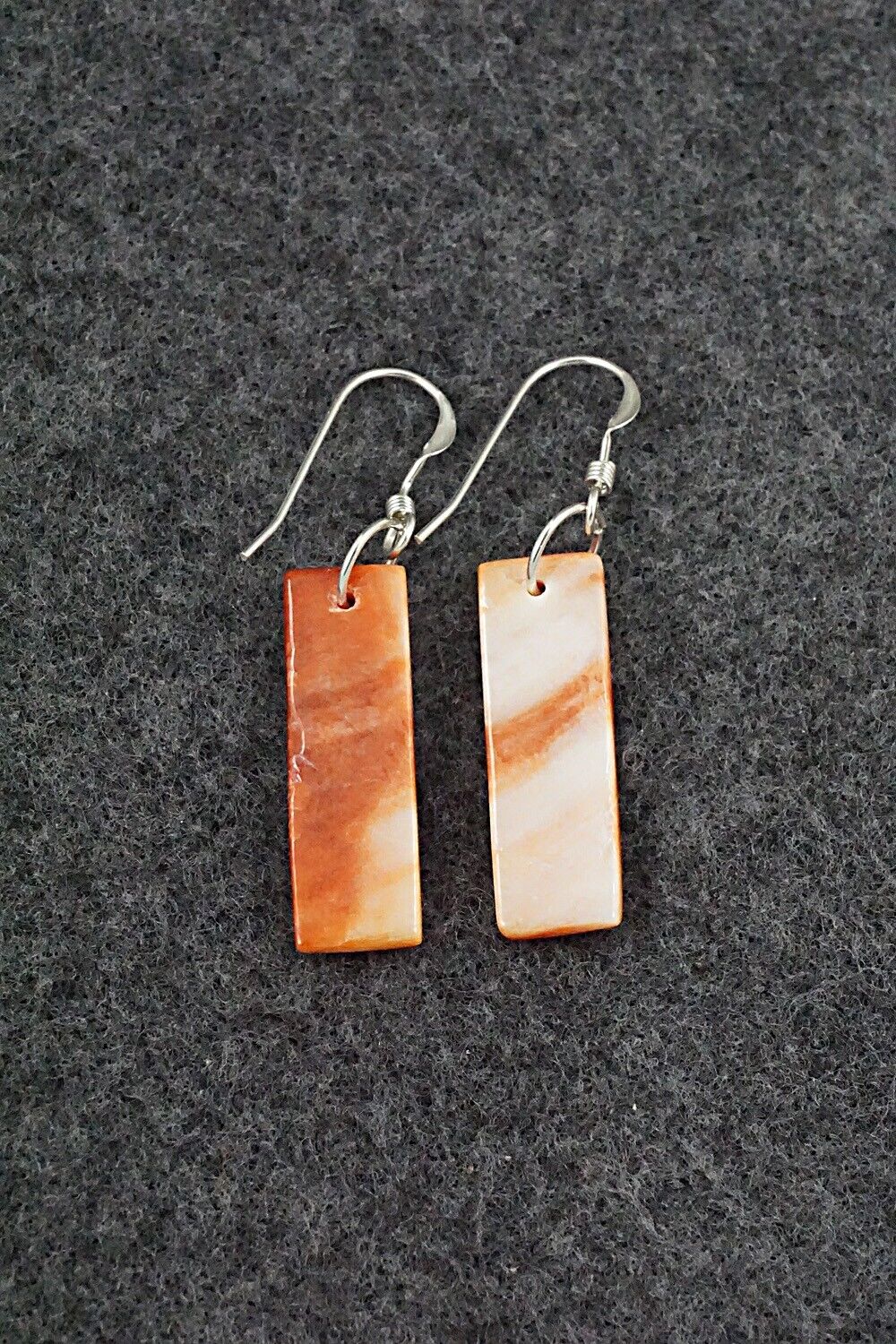 Spiny Oyster & Sterling Silver Earrings - Jesus Espino