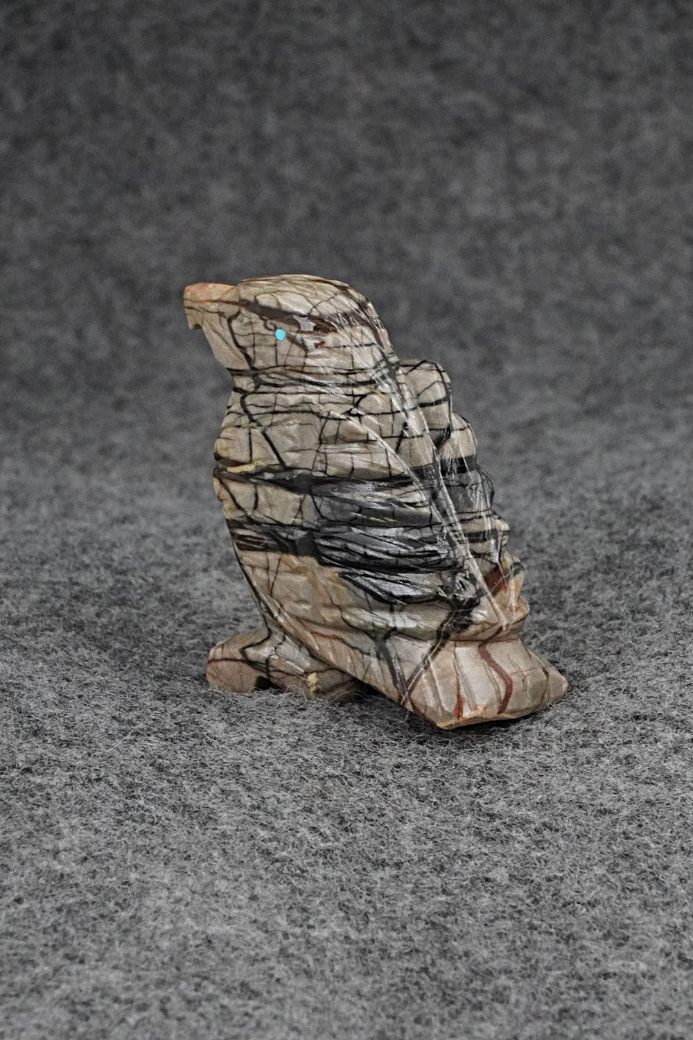 Eagle Zuni Fetish Carving - Tony Mackel