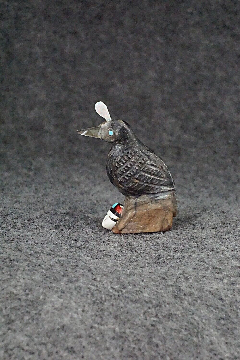 Quail Zuni Fetish Carving - Darrin Boone