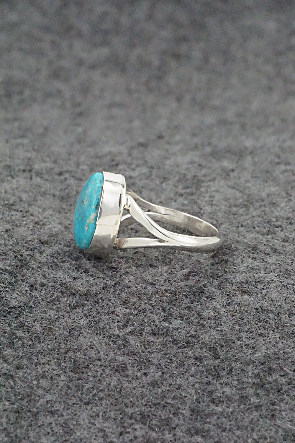 Turquoise & Sterling Silver Ring - Theresa Smith - Size 5.5