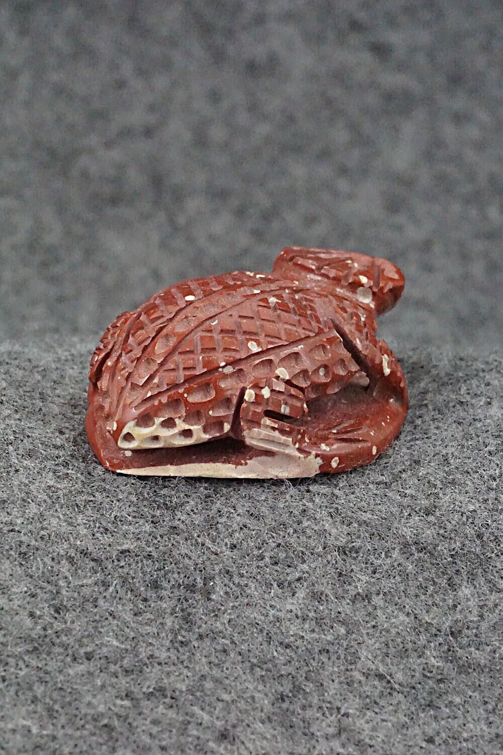 Horned Toad Zuni Fetish Carving - Jensen Charlie