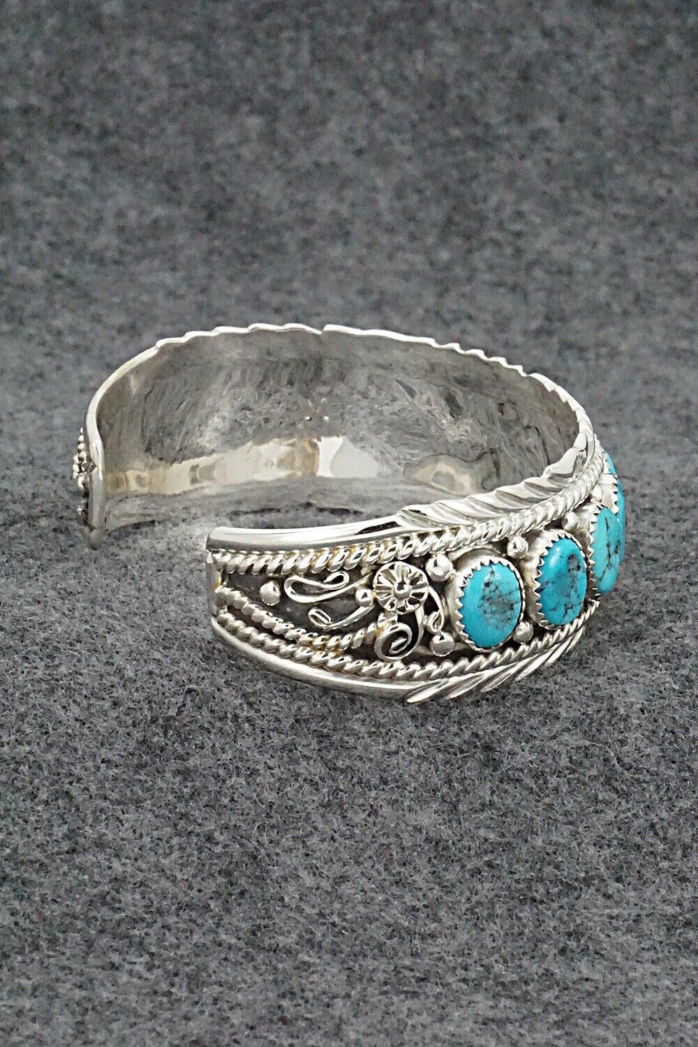 Turquoise & Sterling Silver Bracelet - Martin Muskett