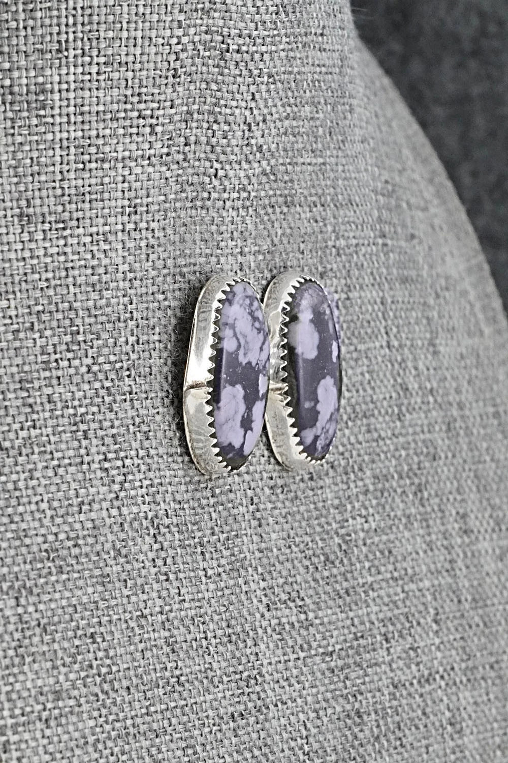 Morado & Sterling Silver Earrings - Murray Hannaweeka