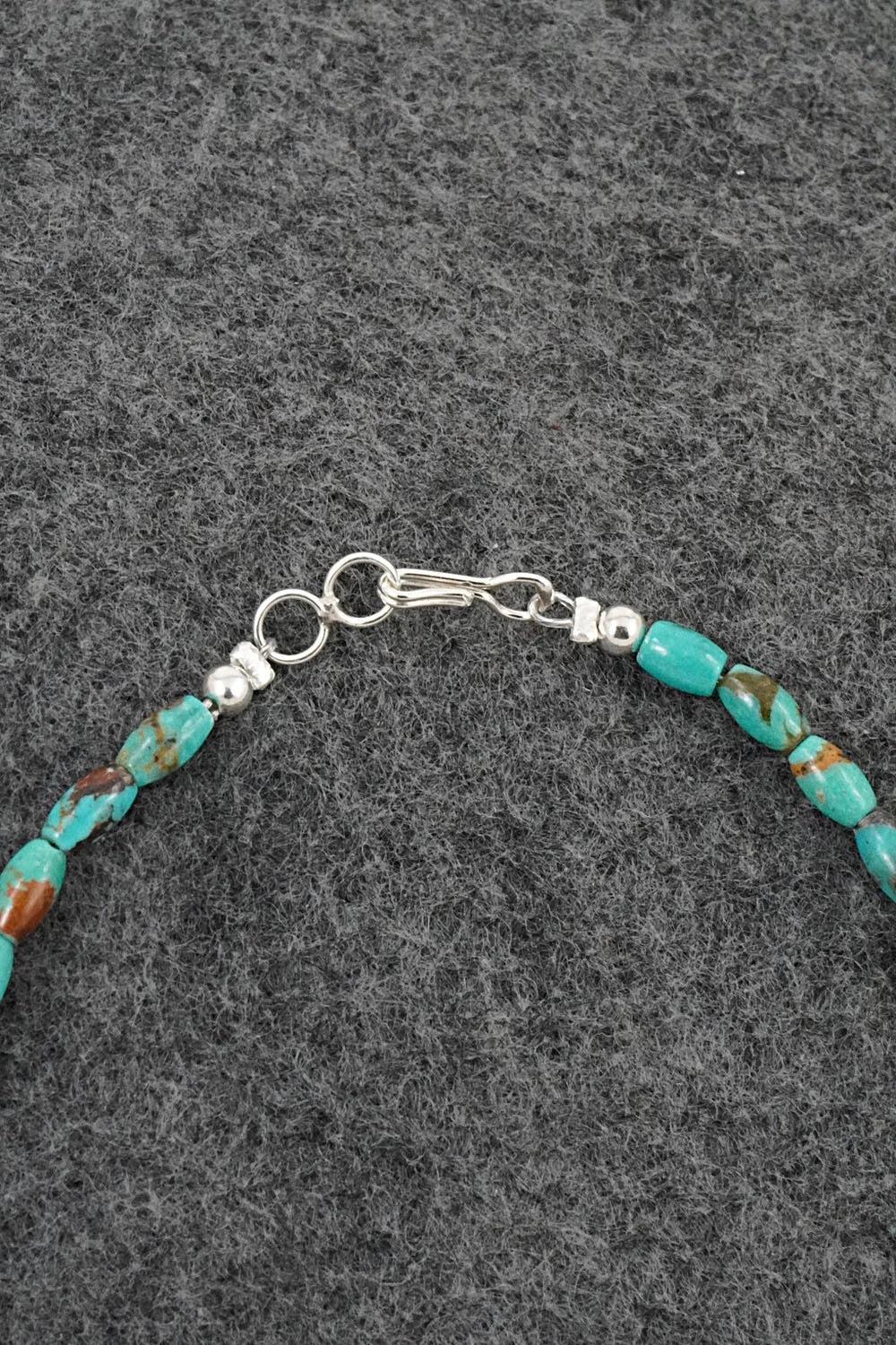 Turquoise & Sterling Silver Bracelet - Doreen Jake