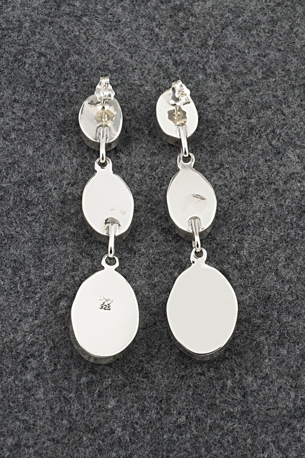 Turquoise & Sterling Silver Earrings - Irvin Tsosie