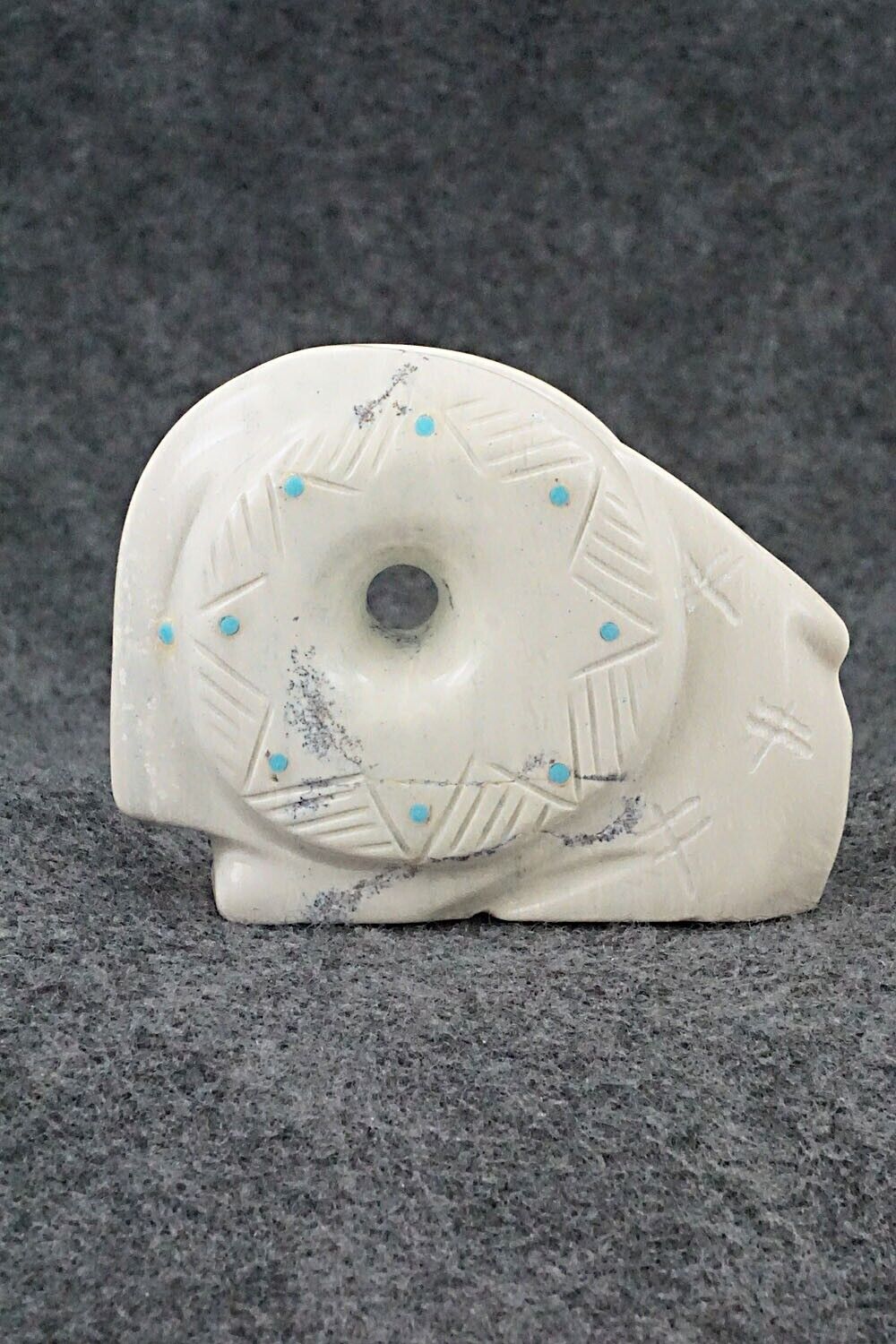 Ram Zuni Fetish Carving - Gilbert Lonjose