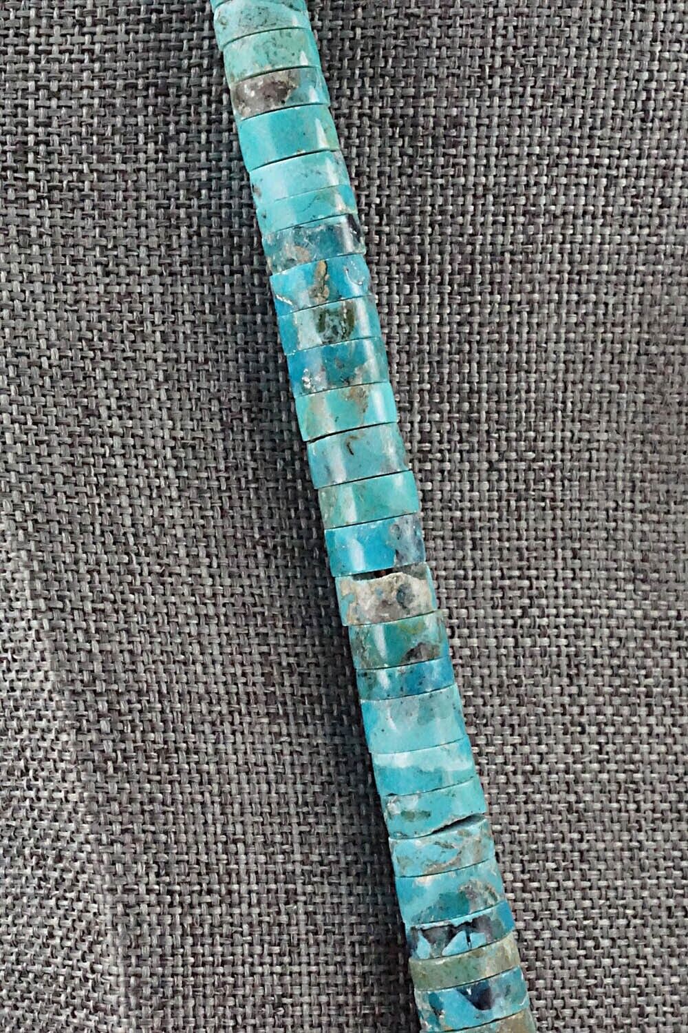 Turquoise & Sterling Silver Necklace - Joe Garcia
