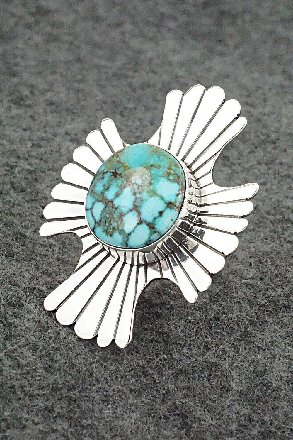 Turquoise & Sterling Silver Ring - Marita Benally - Size 7