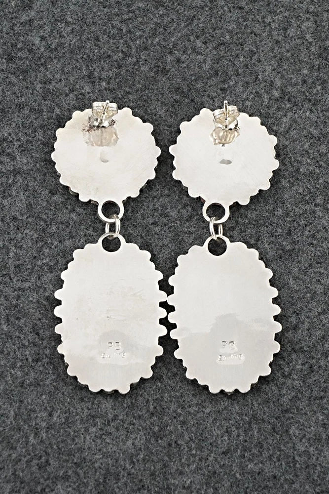 Turquoise & Sterling Silver Earrings - Philena Byjoe