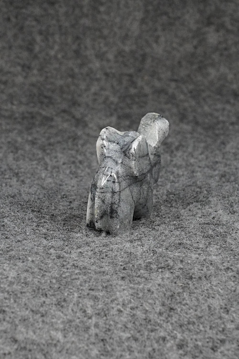 Elephant Zuni Fetish Carving - Calvert Bowannie