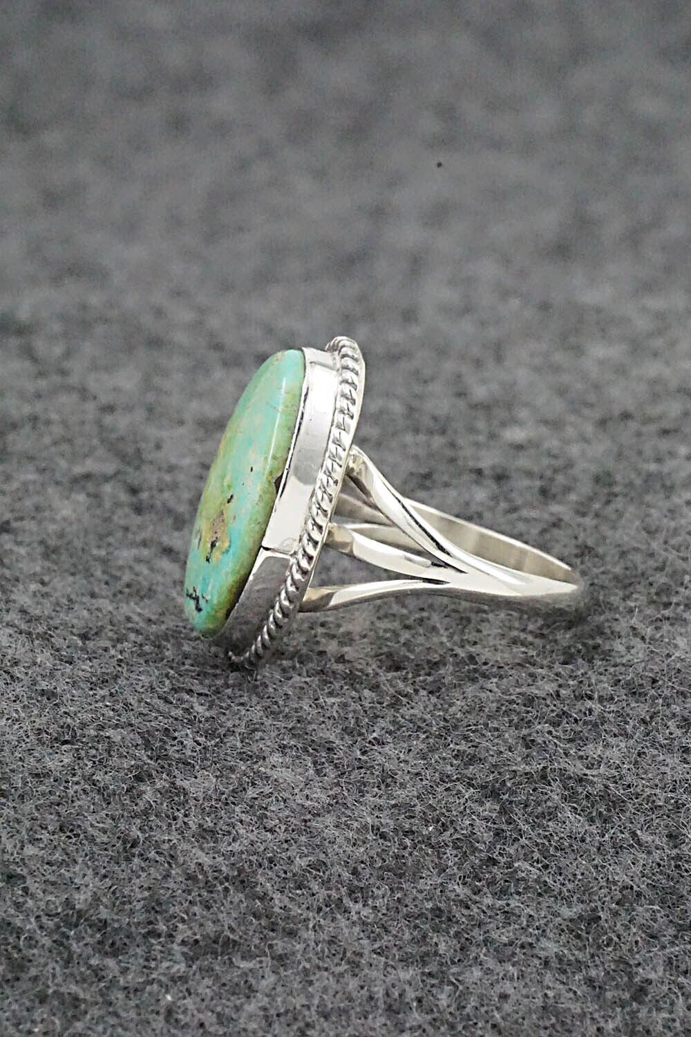 Turquoise & Sterling Silver Ring - Judy Largo - Size 7