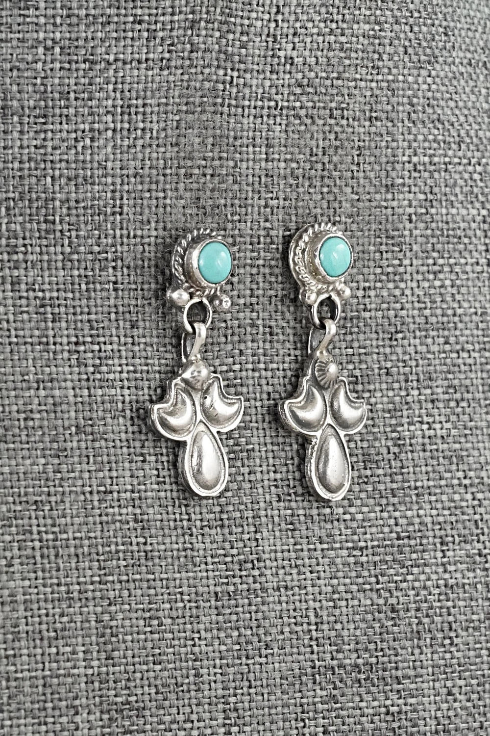 Turquoise & Sterling Silver Earrings - Sharon McCarthy