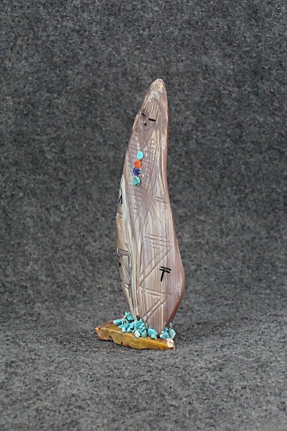 Corn Maiden Zuni Fetish Carving - Gloria Chattin