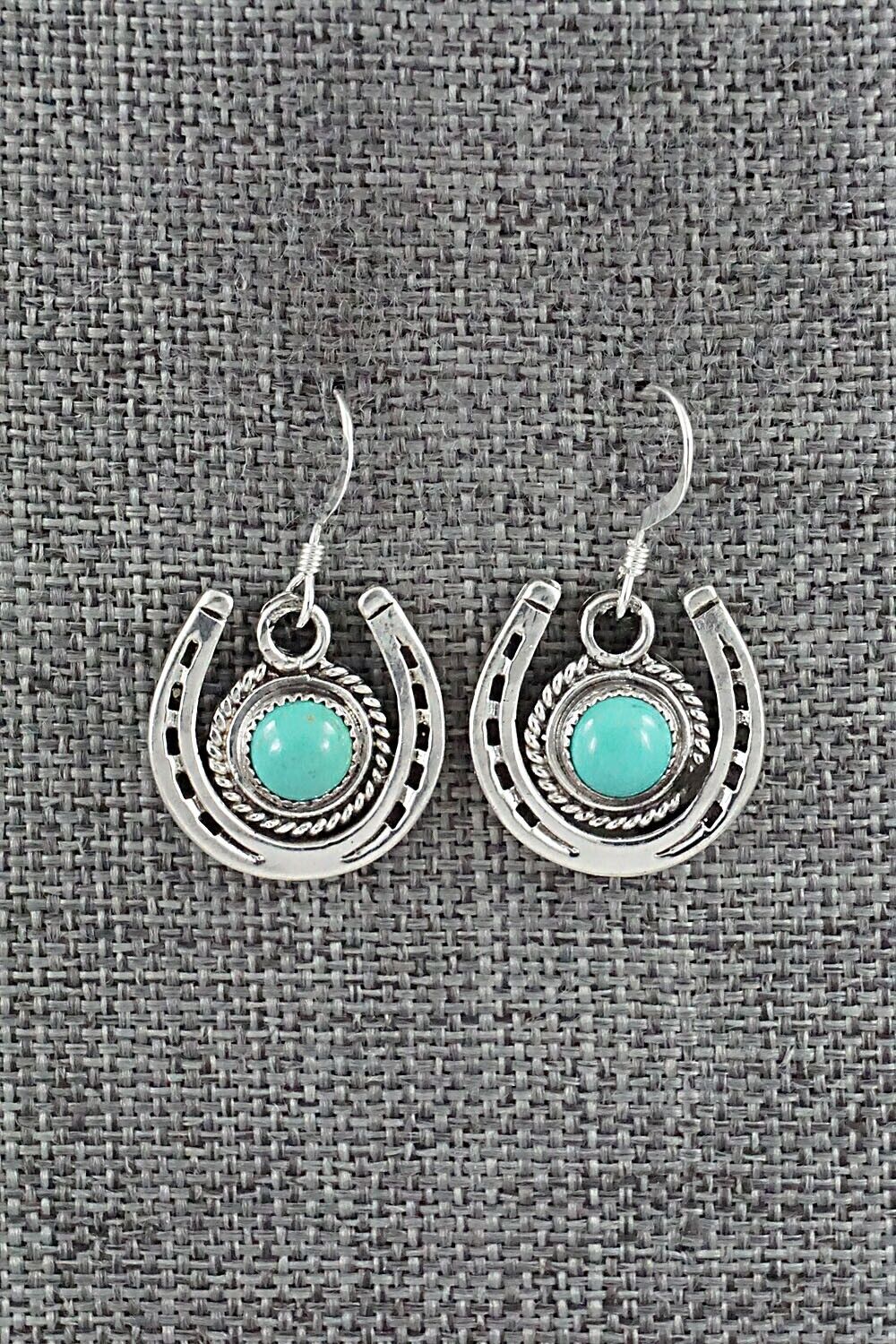 Turquoise and Sterling Silver Earrings - Sharon McCarthy