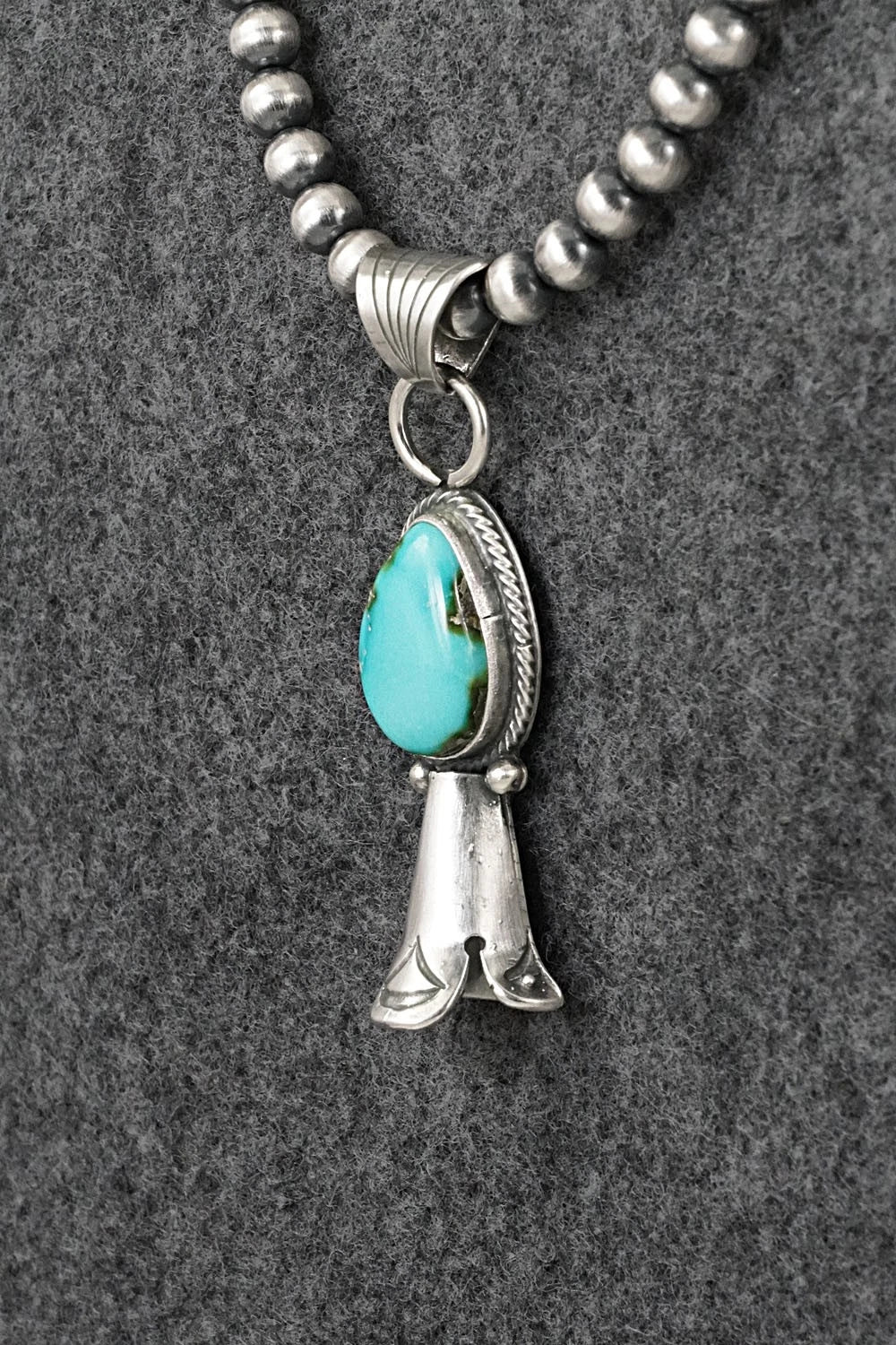 Turquoise & Sterling Silver Necklace - Sharon McCarthy