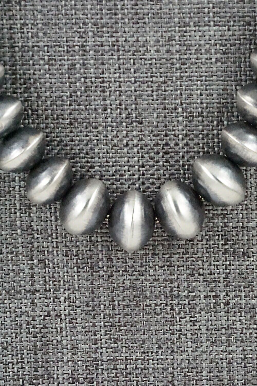 Sterling Silver Navajo Pearl Necklace 22" - Presley Haley