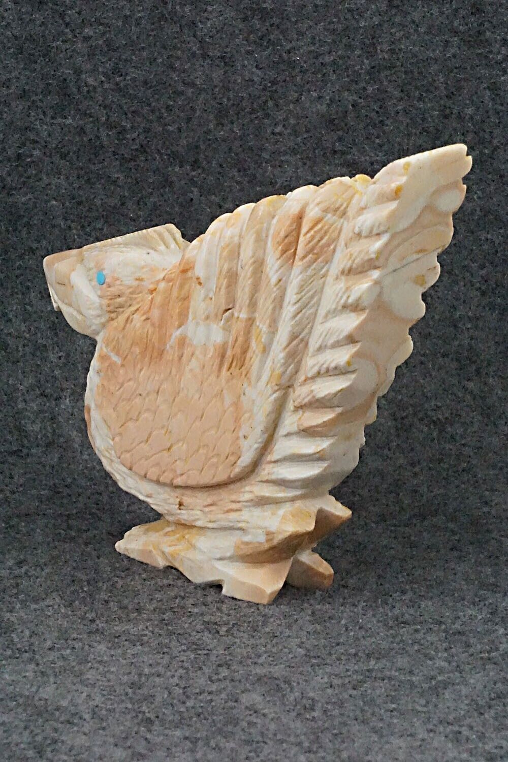 Roadrunner Zuni Fetish Carving - Tony Mackel