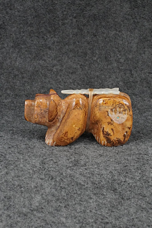 Bear Zuni Fetish Carving - Allison Wallace