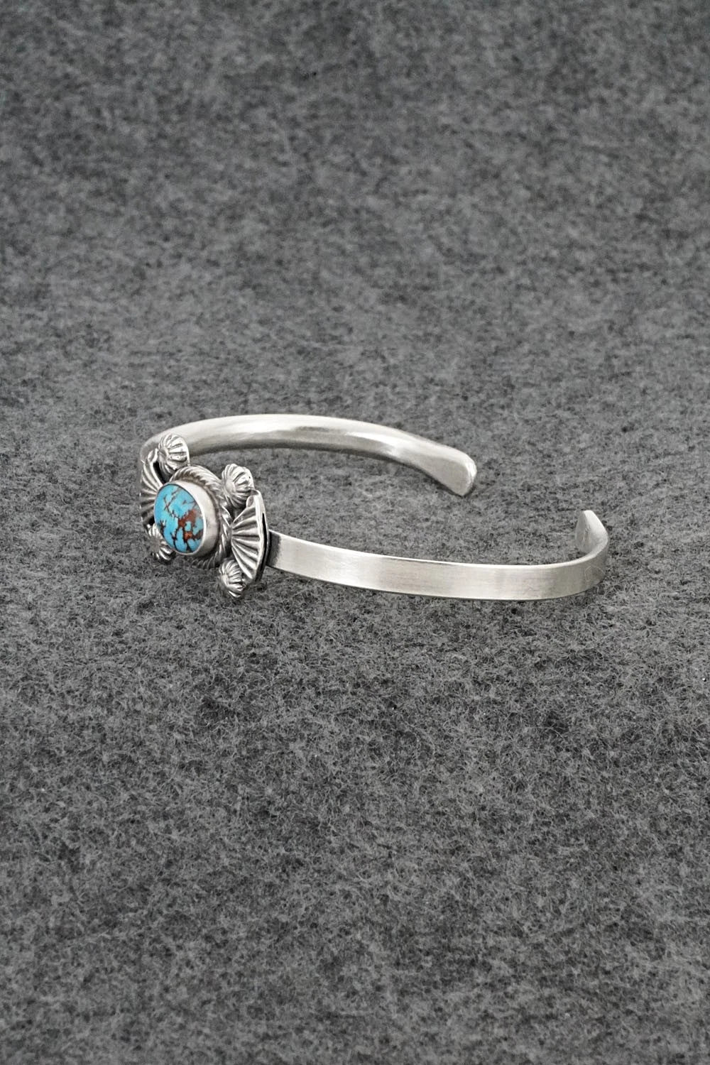 Turquoise & Sterling Silver Bracelet - Genevieve Francisco