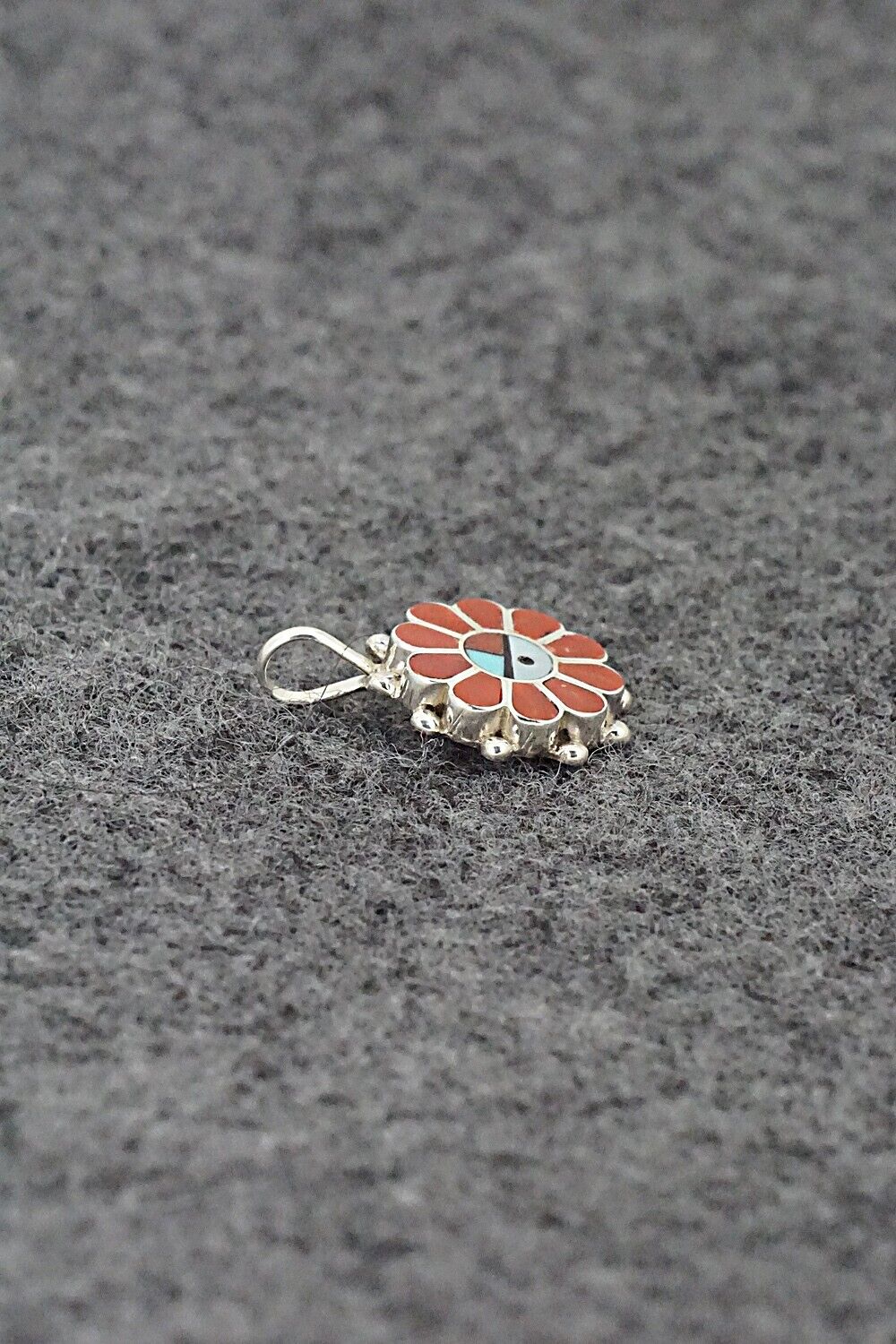 Multi Stone & Sterling Silver Pendant - Maxine Soseeah