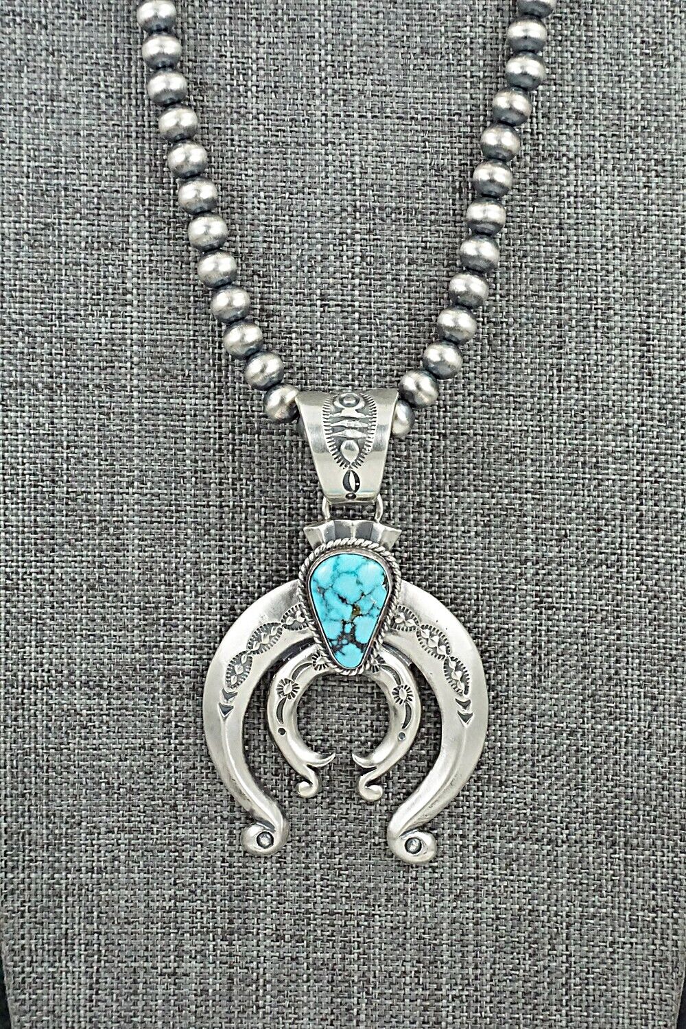 Turquoise & Sterling Silver Necklace - Paige Gordon