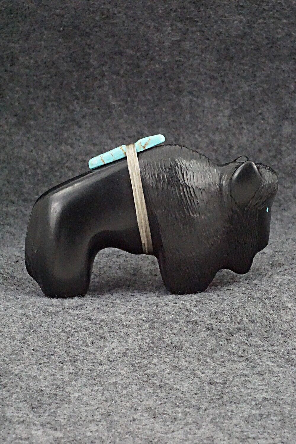 Buffalo Zuni Fetish Carving - Herbert Halate