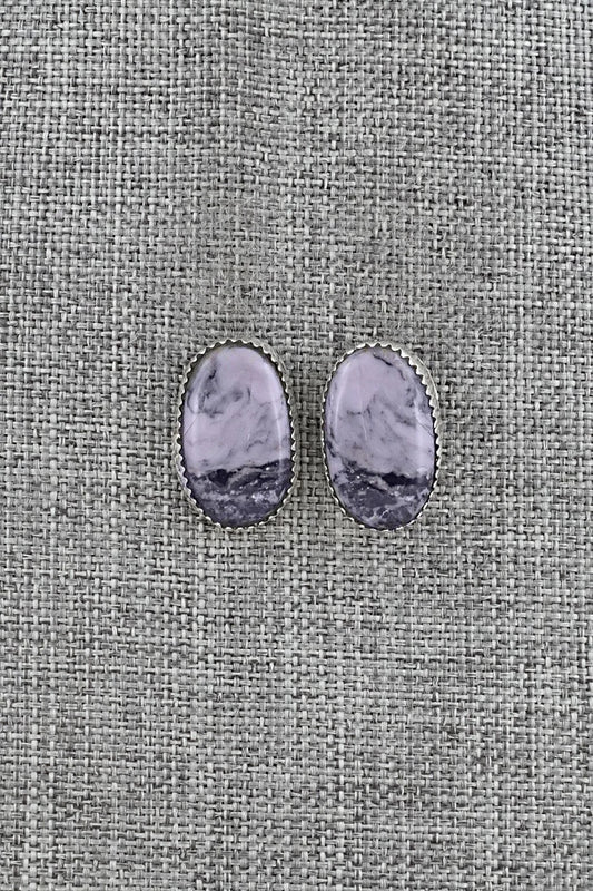 Morado & Sterling Silver Earrings - Murray Hannaweeka