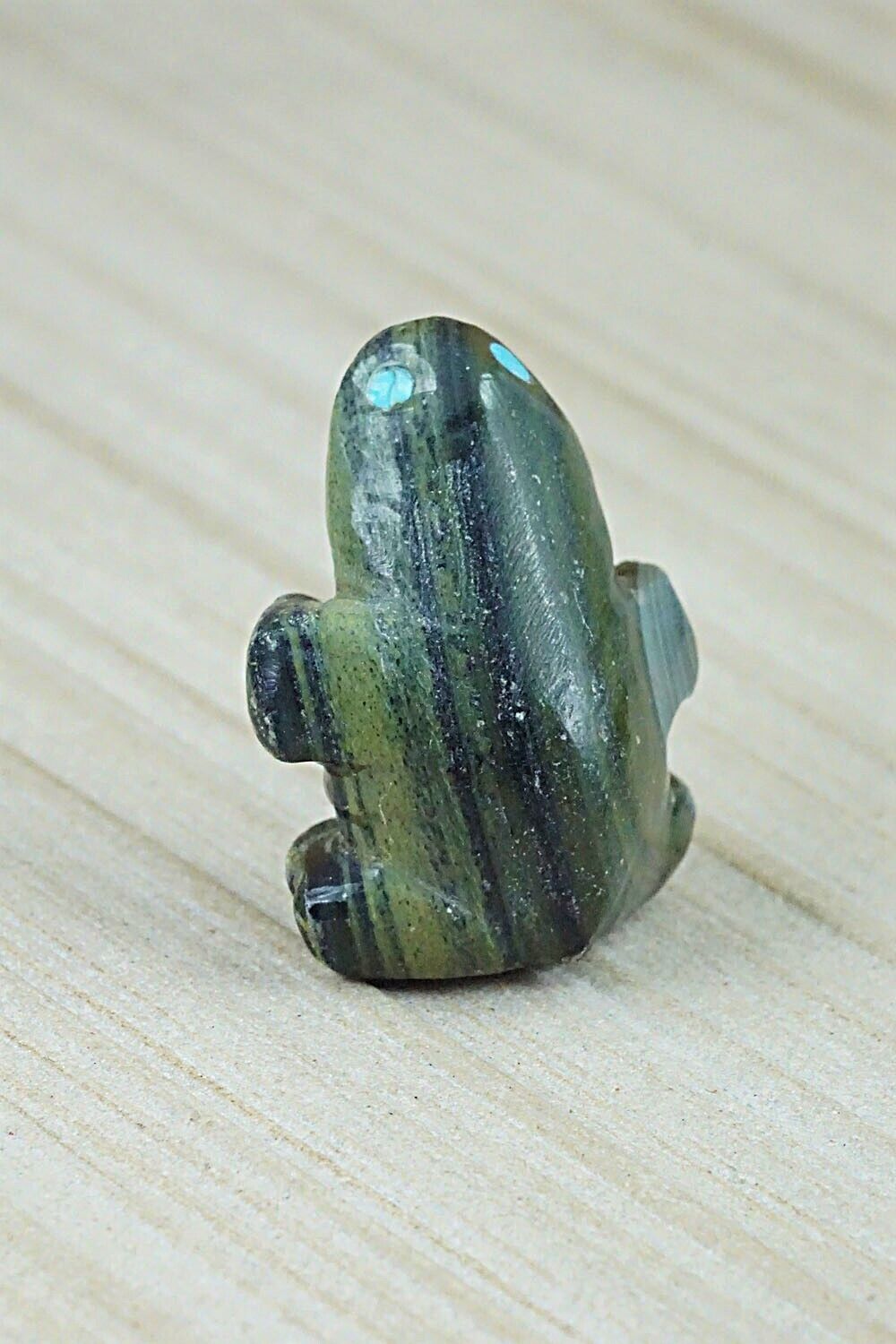 Frog Zuni Fetish Carving - Marcus Yuselaw