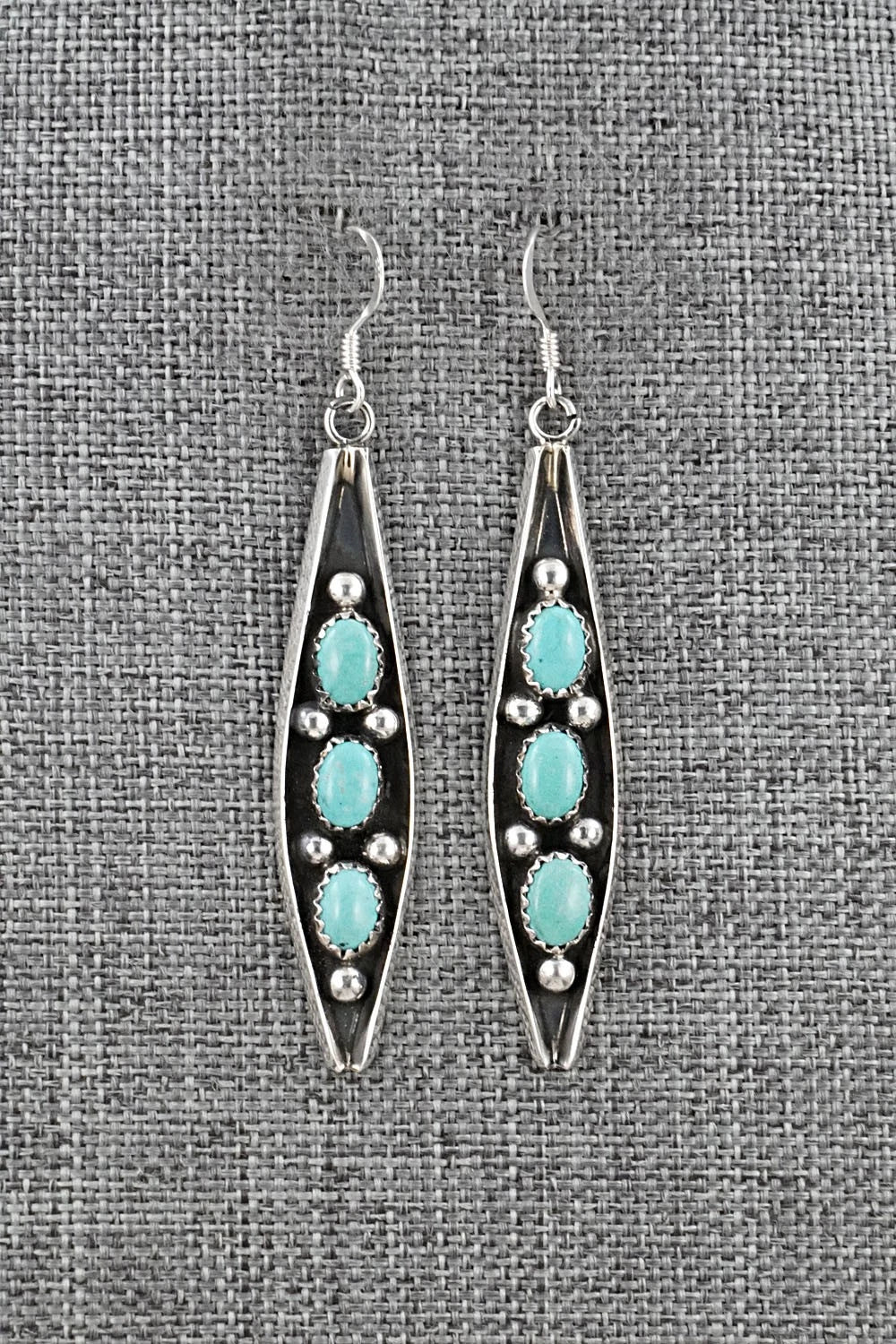 Turquoise & Sterling Silver Earrings - Paul Largo