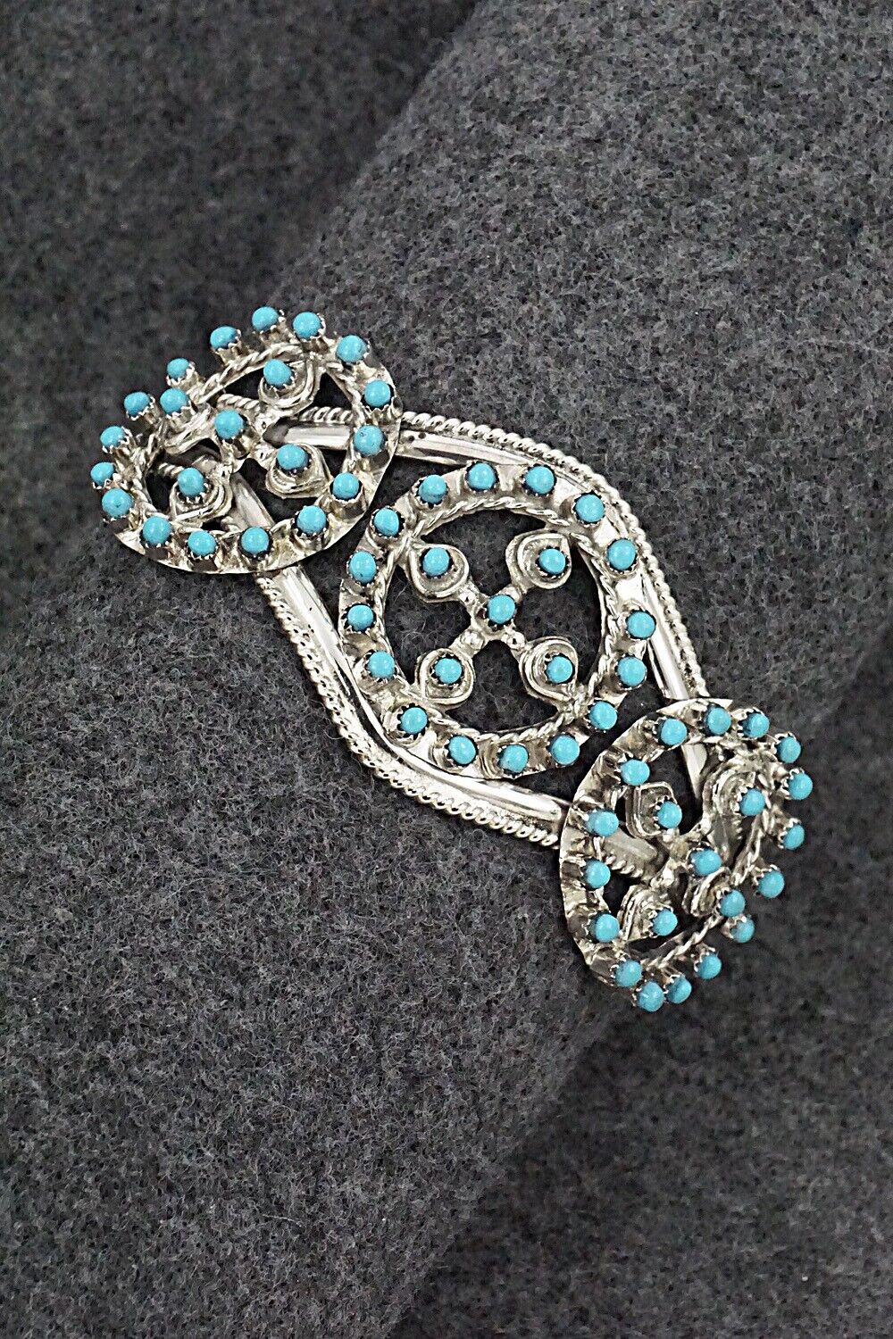 Turquoise & Sterling Silver Bracelet - Wayne Johnson