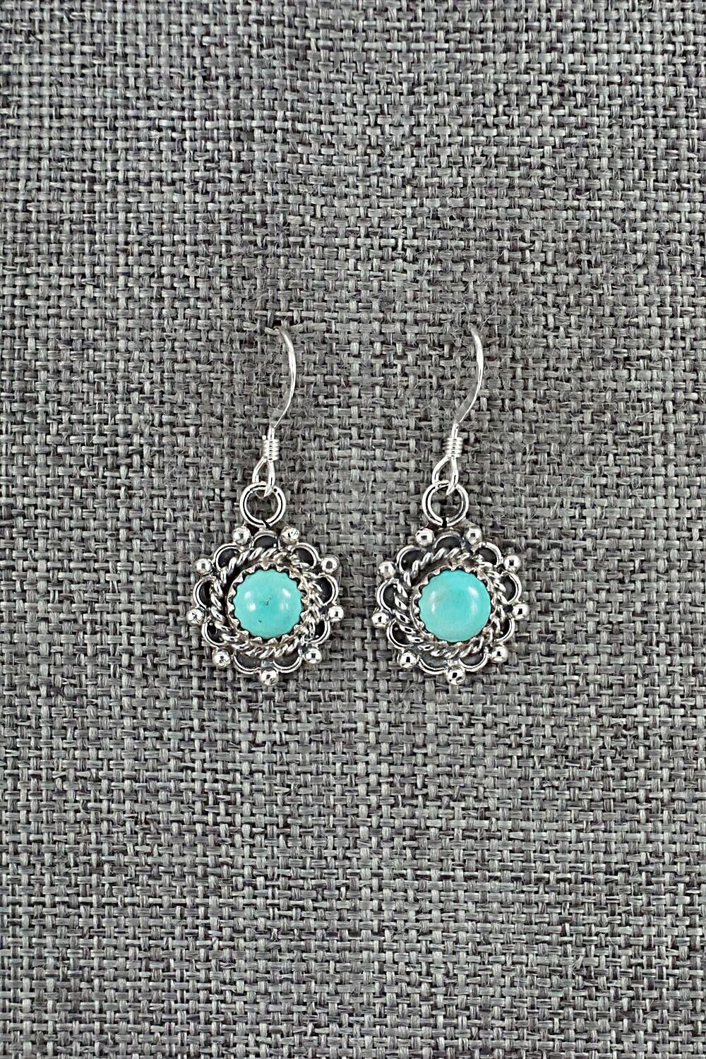 Turquoise & Sterling Silver Earrings - Emery Spencer