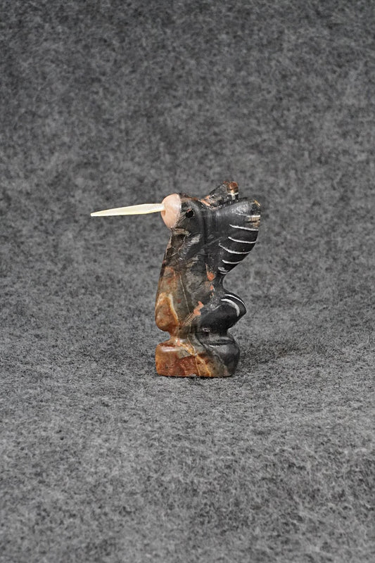 Humming Bird Zuni Fetish Carving - Justin Red Elk