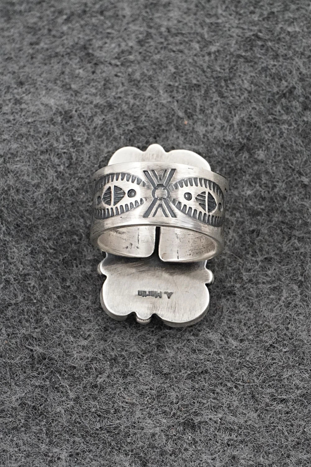 Turquoise & Sterling Silver Ring - Angela Martin - Size 6