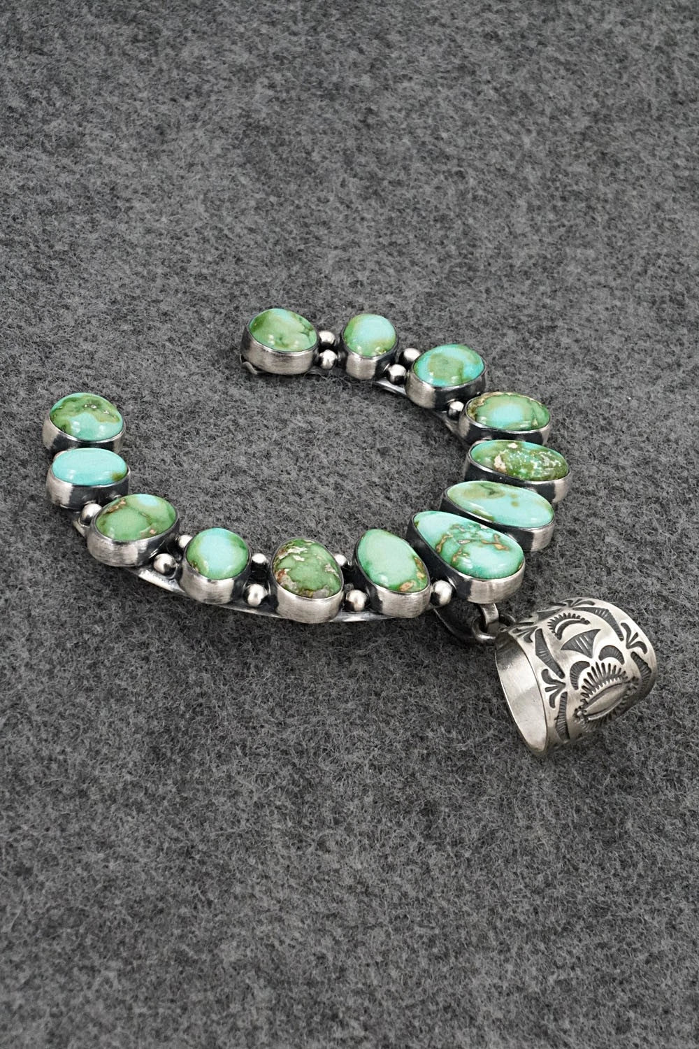Turquoise & Sterling Silver Pendant - Diane Wylie