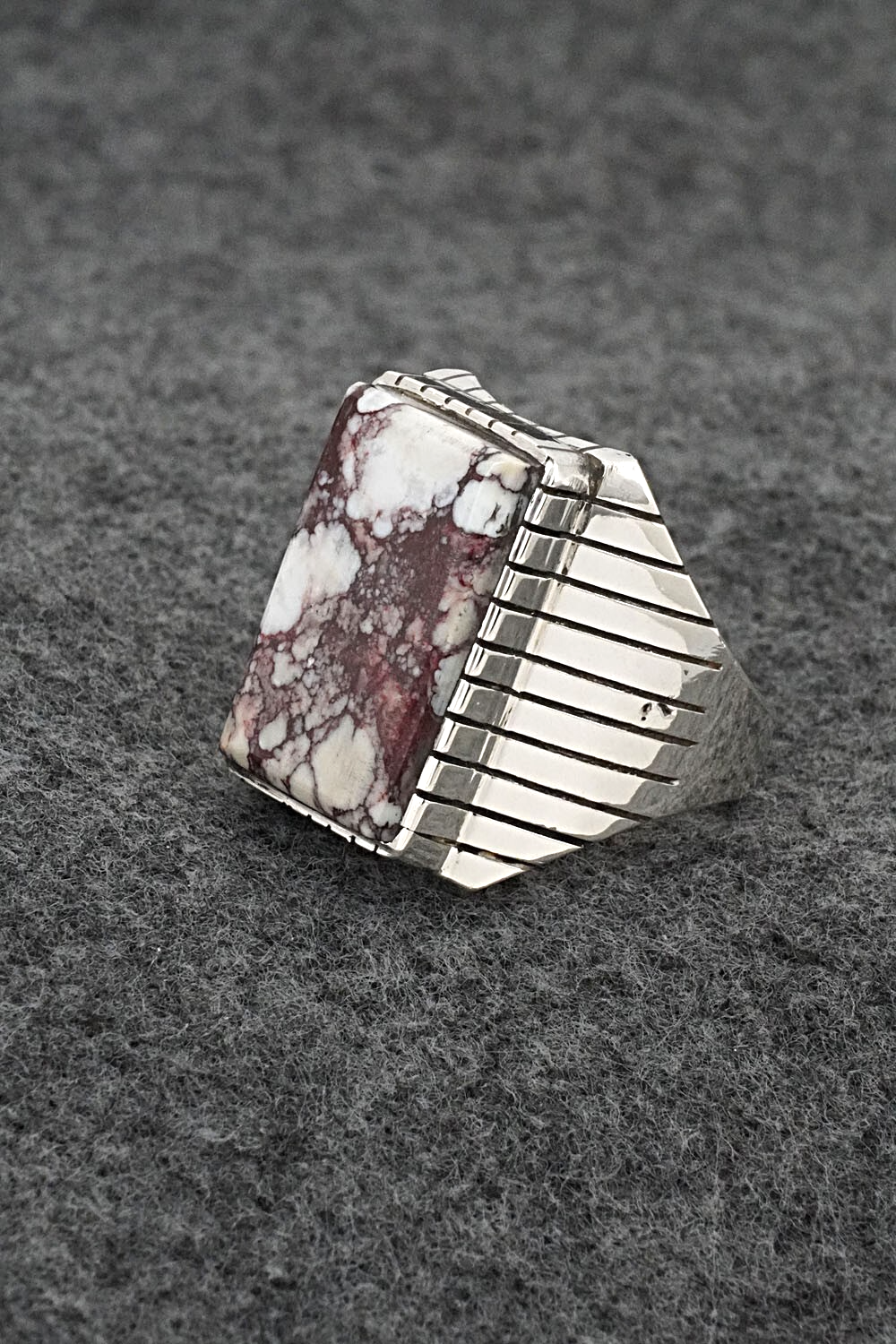 Wild Horse & Sterling Silver Ring - Trevor Jack - Size 11.5