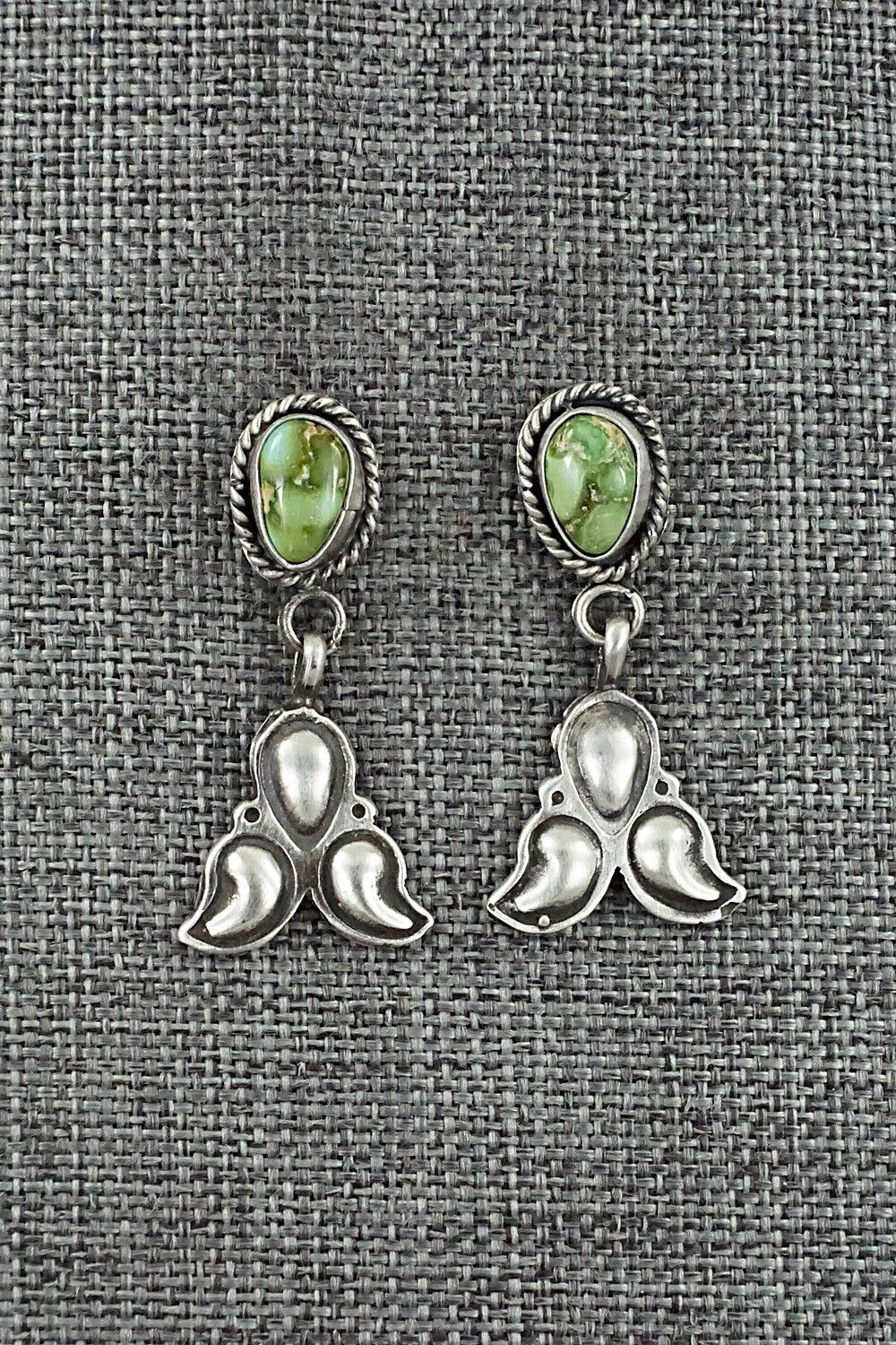 Turquoise & Sterling Silver Earrings - Bobby Platero