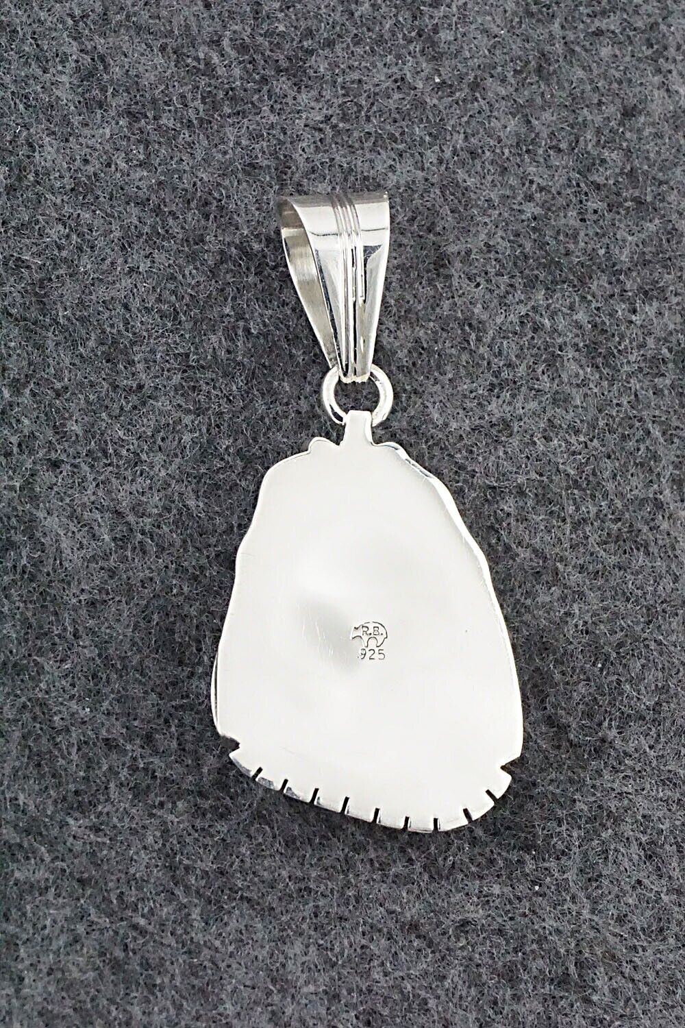 Turquoise & Sterling Silver Pendant - Samuel Yellowhair