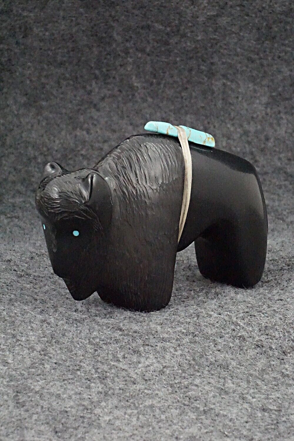 Buffalo Zuni Fetish Carving - Herbert Halate